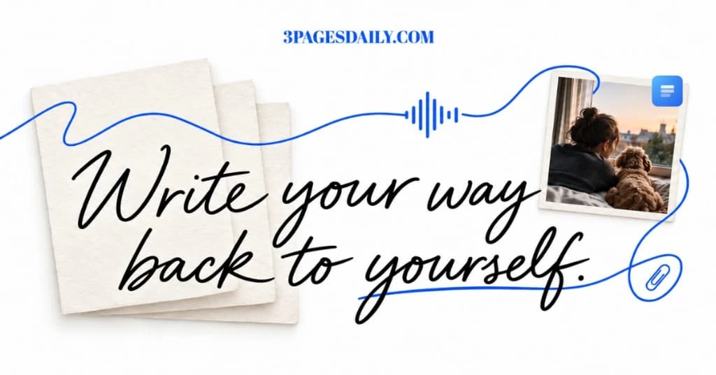 Three Pages Daily — private daily journal app